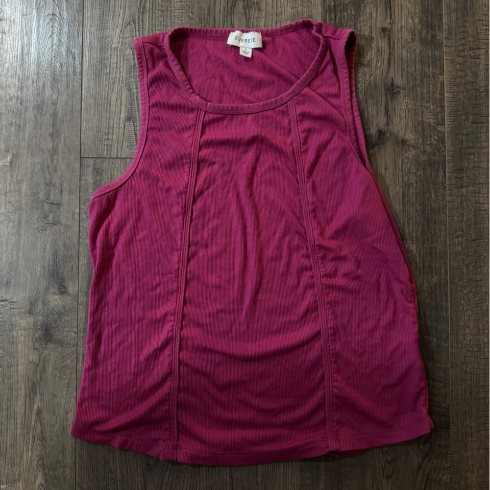Magenta Sleeveless Top